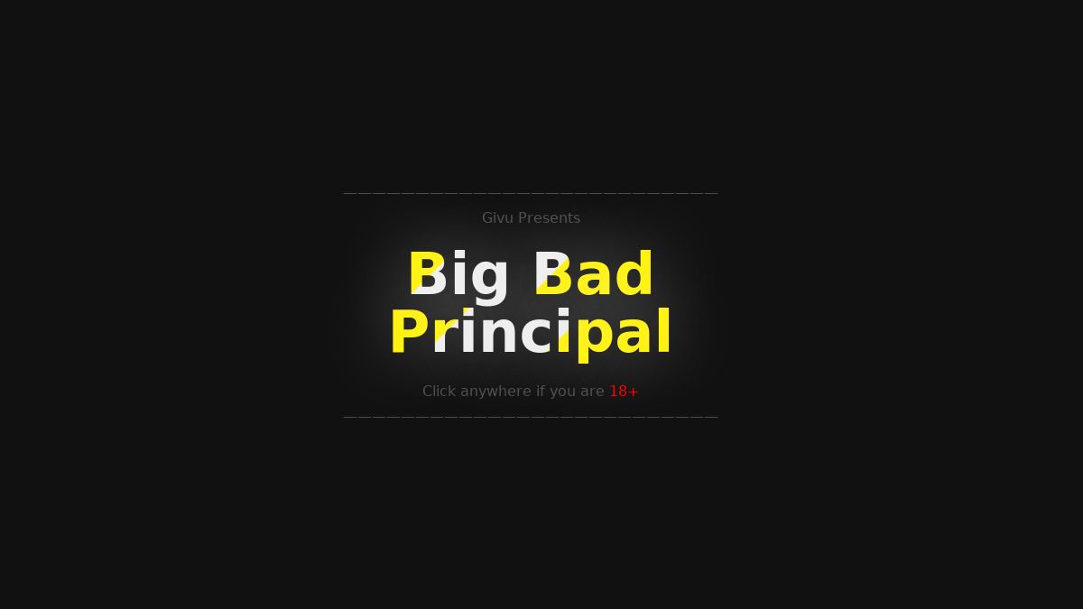 Big Bad Principal