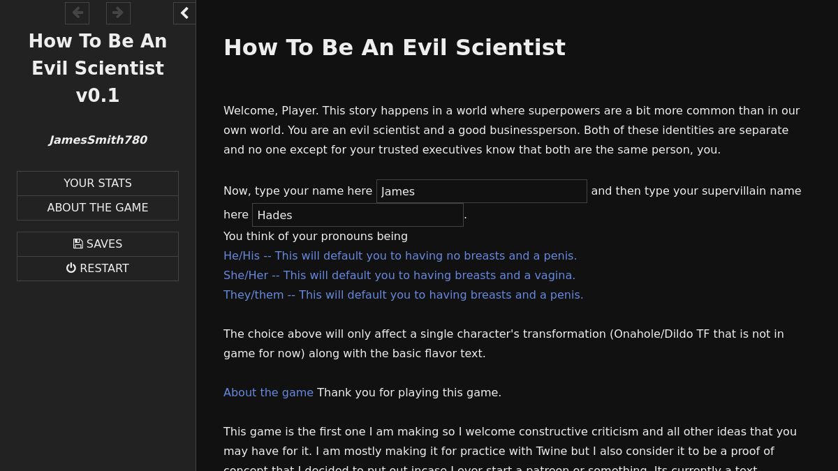 How To Be An Evil Scientist