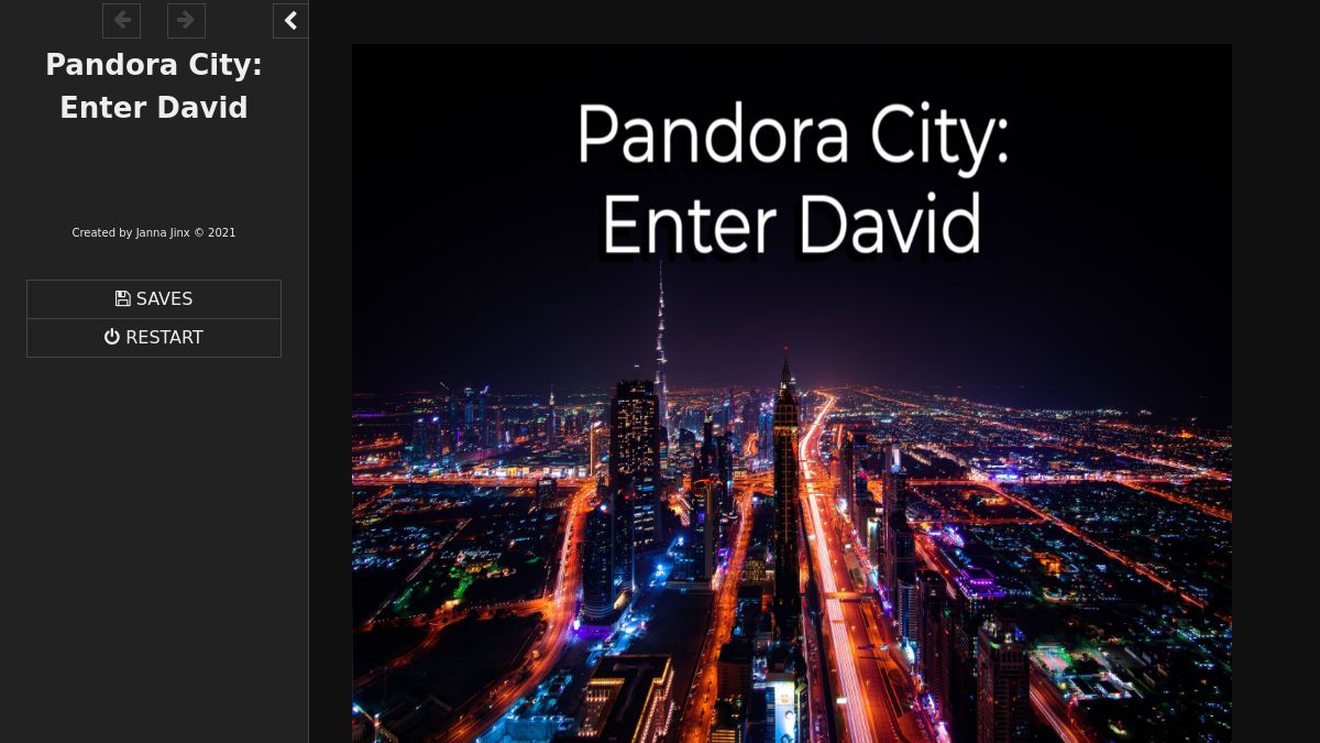 Pandora City: Enter David