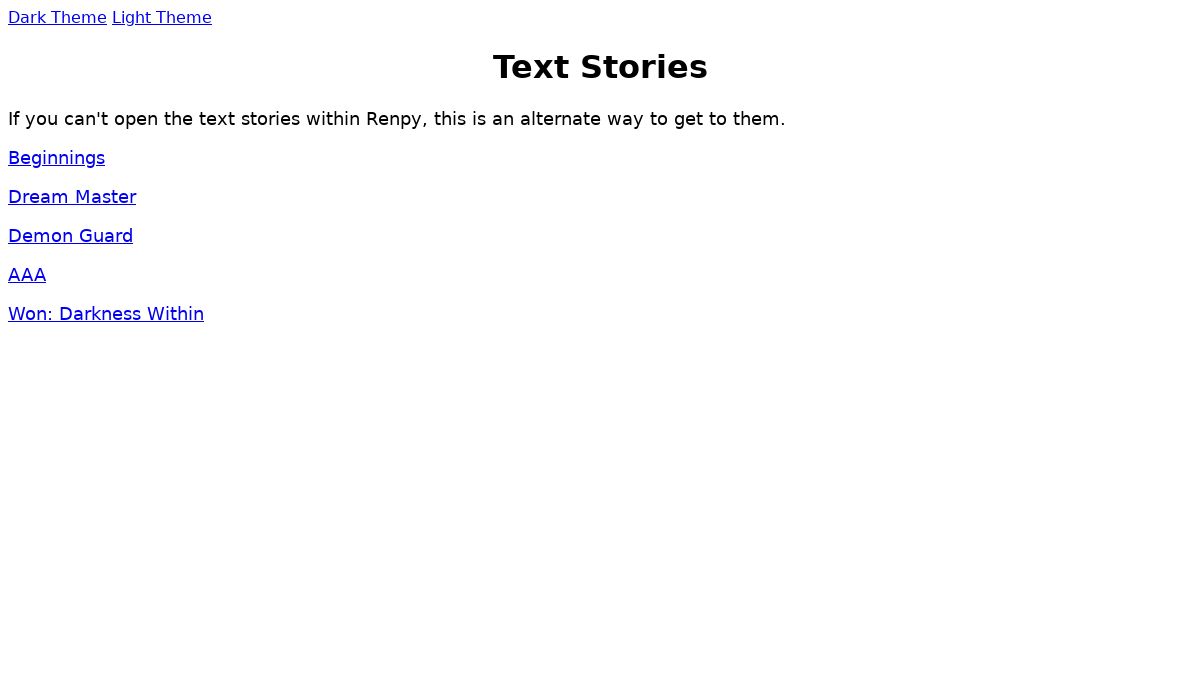RenPly Text Stories