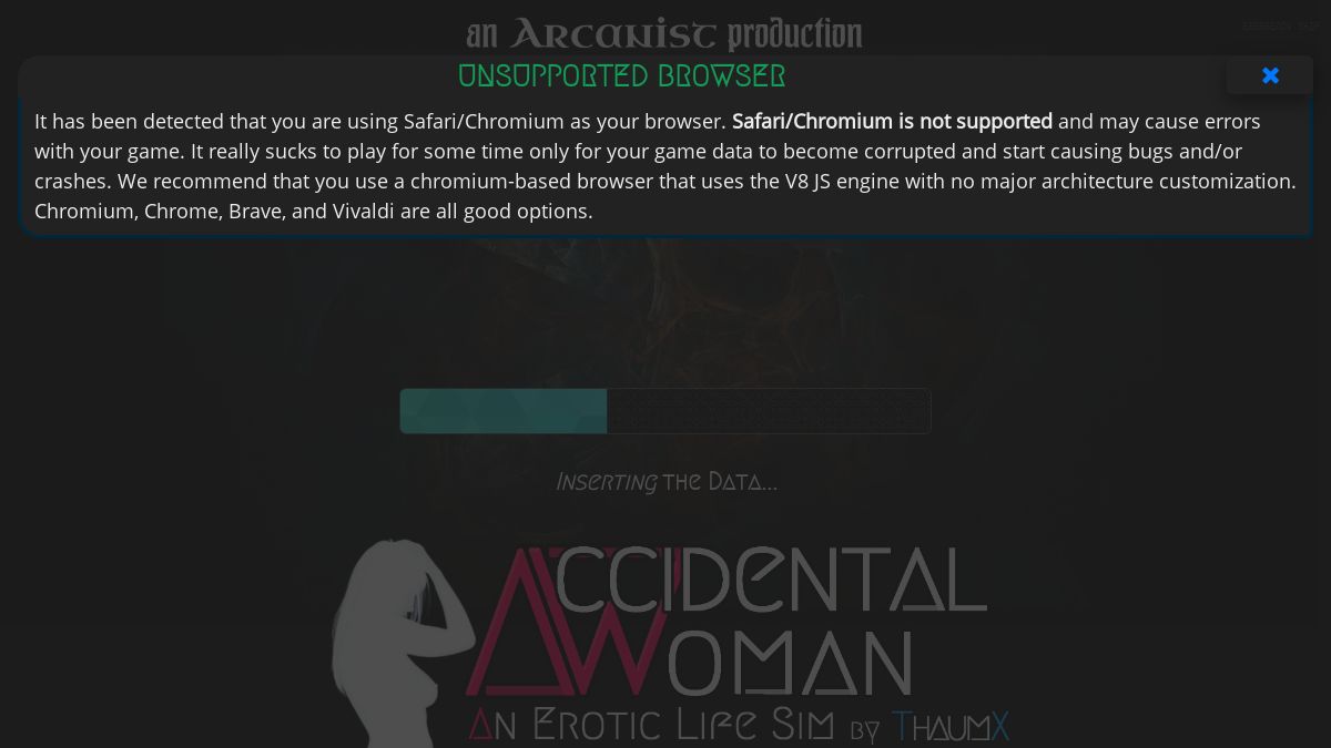 Accidental woman porn game